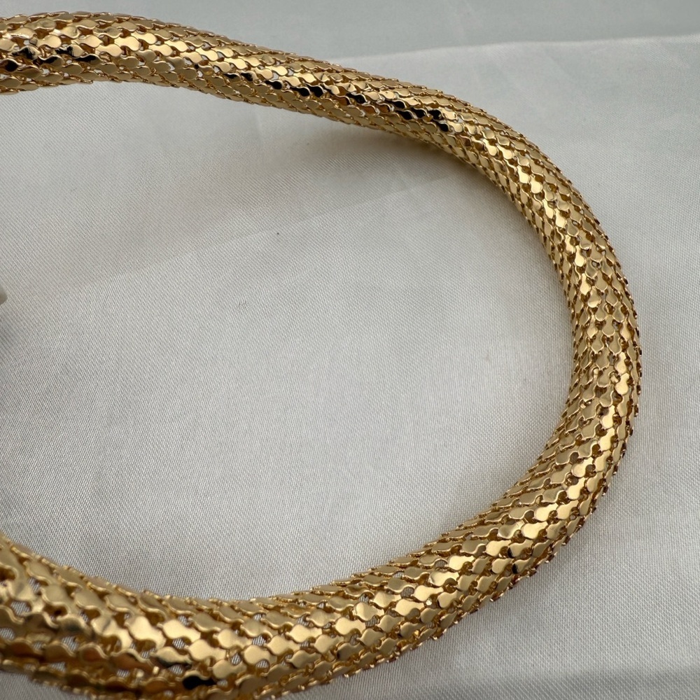 Lux Serpenti serpentine wrap multi diamonds Gold Snake Necklace - Picture 4 of 11